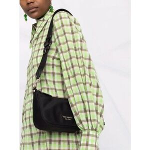 kate spade new york Sam The Little Better Nylon Small Crossbody in Black